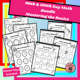 90th and 100th Day of School Activities Math Bundle-Master