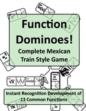 Math Domino Mexican Train Style Game 91 Dominoes- Print Version