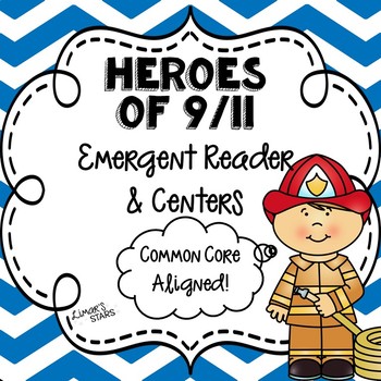 Preview of 9/11 Emergent Reader & Centers {September 11}