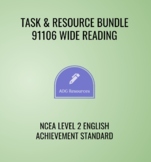 91106 WIDE READING TASK & RESOURCE BUNDLE - LEVEL 2 ENGLISH NCEA