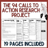 94 Calls to Action Project - Social Studies Canada - Indig