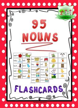 95 Dolch Nouns Flashcards - Picture and Words Flashcards by TreehouseRundu