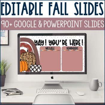 Preview of Fall Powerpoint & Google Slides Templates