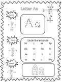 95 Fall themed Alphabet and Numbers No Prep Worksheets.