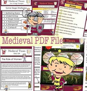 Preview of 95 Page PDF Medieval (Middle Ages) File