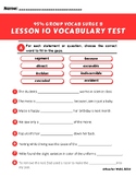 95% Vocab Surge B Test Lesson 10