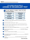 95% Vocab Surge B Test Lesson 15