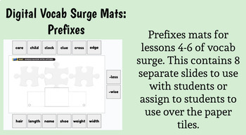 Preview of 95% Vocab Surge Book A: Prefixes Mats