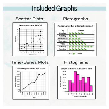 176 Colour and B&W Graphs and Charts Clipart Bundle JPEG Images by ...