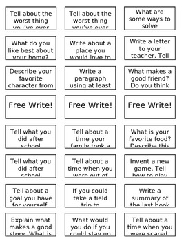 Preview of 96 Third Grade Writing Prompts