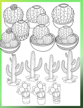 Cute Alpacas Glasses Pattern Cactus Triangles Print Travel