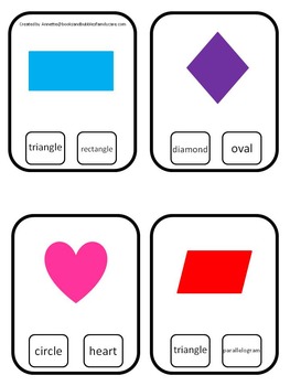 98 Learn Colors and Shapes worksheets and activities for daycare children.