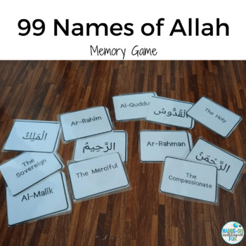 Preview of Islam for Kids Memory Game | 99 Names of Allah