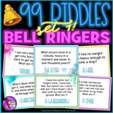 99 Riddles Brain Teasers Morning Meeting Bell Ringers set 1