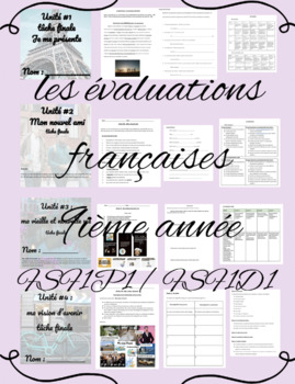 Preview of 9ième - bundle - activities & assessments - Ontario Grade 9 core French