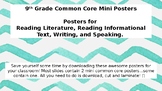 9th Grade Common Core Mini Posters