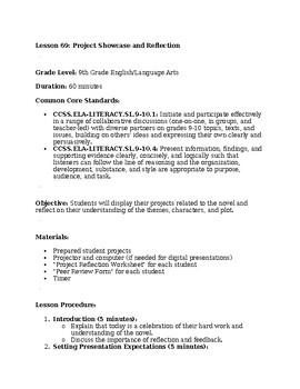 9th Grade English - Lesson 69 of 200 by Premade Lesson Plans | TPT