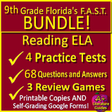 9th Grade Florida BEST PM3 BUNDLE Reading ELA Practice Tes