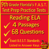 9th Grade Florida FAST PM3 Reading ELA Practice Tests Flor