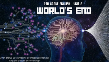 Preview of 9th Grade Unit 6: World's End BUNDLE Slides & Printable Activities, etc