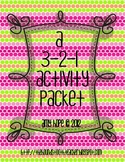 A 3-2-1 Activity Packet