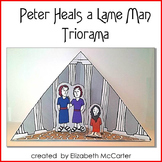 Peter Heals a Lame Man Triorama Bible Craft