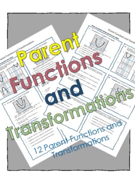Preview of A.7C Parent Functions and Transformations (Mirrored Questions)