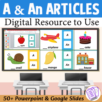 Preview of A & An Articles | Google Slides | PowerPoint