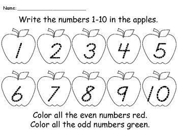 A+ Apple Math by Regina Davis | Teachers Pay Teachers