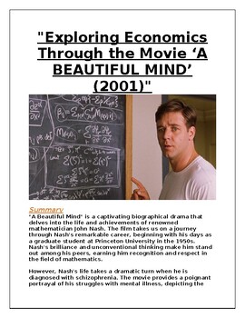 Preview of A BEAUTIFUL MIND (2001) -- Economics Through Film [Game Theory, Nash Equilibriu]