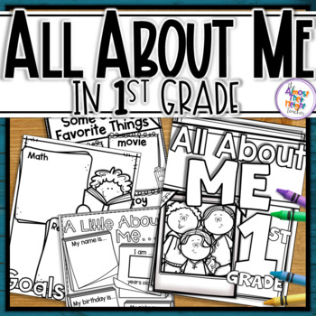 Preview of A Back to School All About Me Activity Book for 1st Grade
