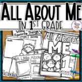 A Back to School All About Me Activity Book for 1st Grade