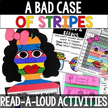 Preview of A Bad Case of Stripes Activities | Cause and Effect | Emergency Sub Plans