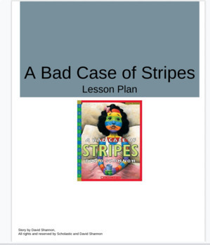 Preview of A Bad Case of Stripes Unit