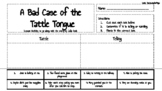 A Bad Case of The Tattle Tongue-Lesson Activity