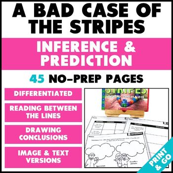 Preview of A Bad Case of the Stripes Activities - Making Predictions & Inference Activities
