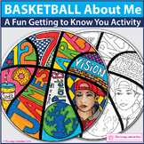 A Basketball All About Me Icebreaker, Back To School Art a