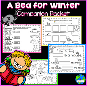 Preview of A Bed for Winter Companion Packet