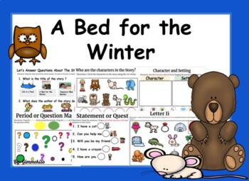 Preview of A Bed for the Winter for Google Slides and Remote Learning