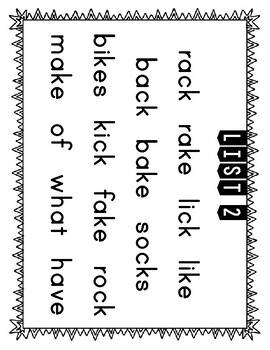A Beka 2nd Grade Spelling Packet LIST 2 by Ana Peavy | TpT