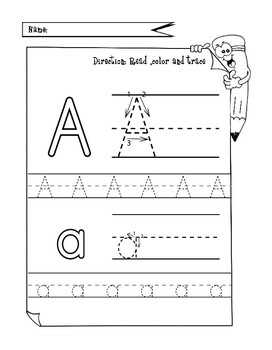 A Big Activity book for preschool learning alphabet and number by ...