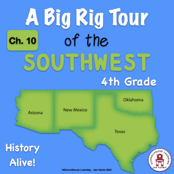 Preview of A Big Rig Tour of the Southwest Ch. 10 Task Cards History Alive!