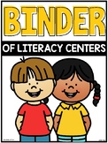 A Binder of Literacy Centers
