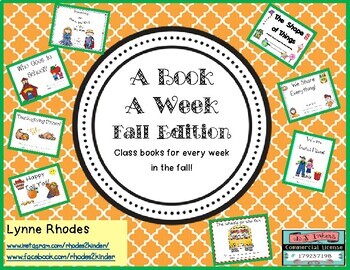 Preview of A Book A Week~Fall Edition