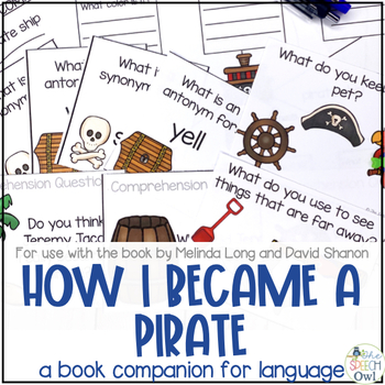 Preview of How I Became A Pirate: A Book Companion For Language