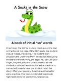 A Book of "SN" Sounds: A Snake in the Snow