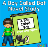 A Boy Called Bat Novel Study: Digital and Printalbe