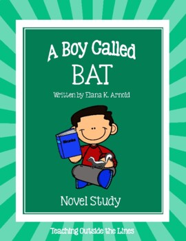 Preview of A Boy Called Bat Novel Study Questions and Vocabulary (Print and Digital)