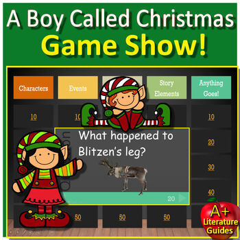 Preview of A Boy Called Christmas Game! Test Activity Based on the Novel by Matt Haig