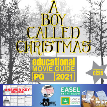 Preview of A Boy Called Christmas Movie Guide | Worksheet | Google Slides (PG - 2021)